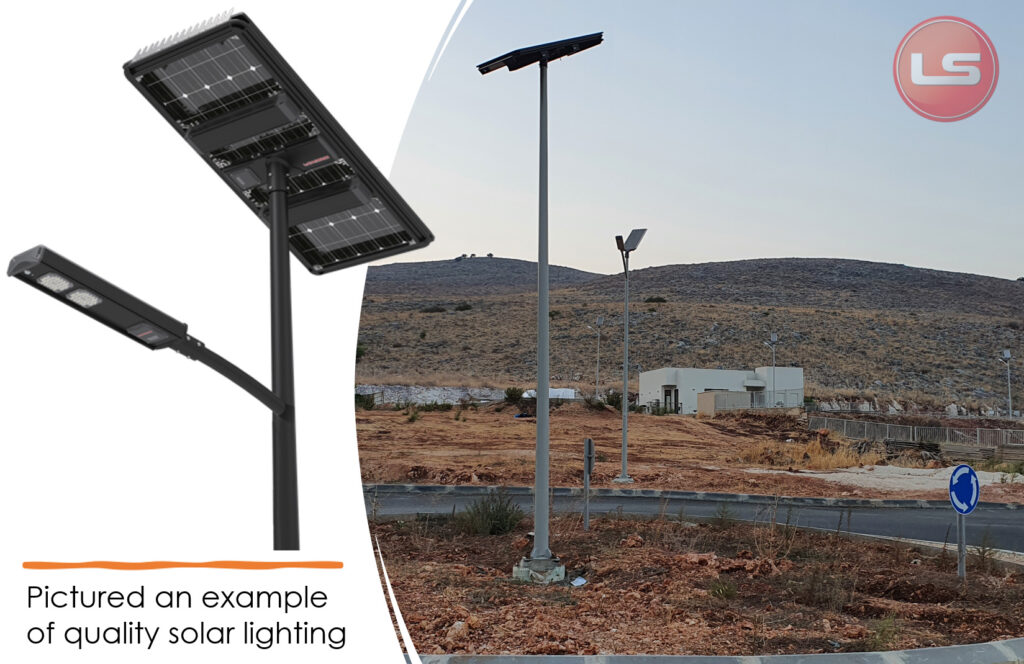 Quality solar lights are designed for at least 20 years trouble free life